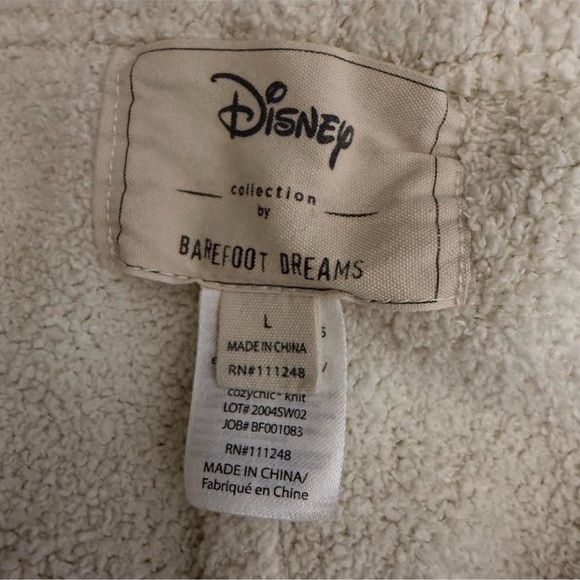 Disney Barefoot Dreams Minnie Mouse Cozy Pajama Pants Size L - Picture 2 of 4